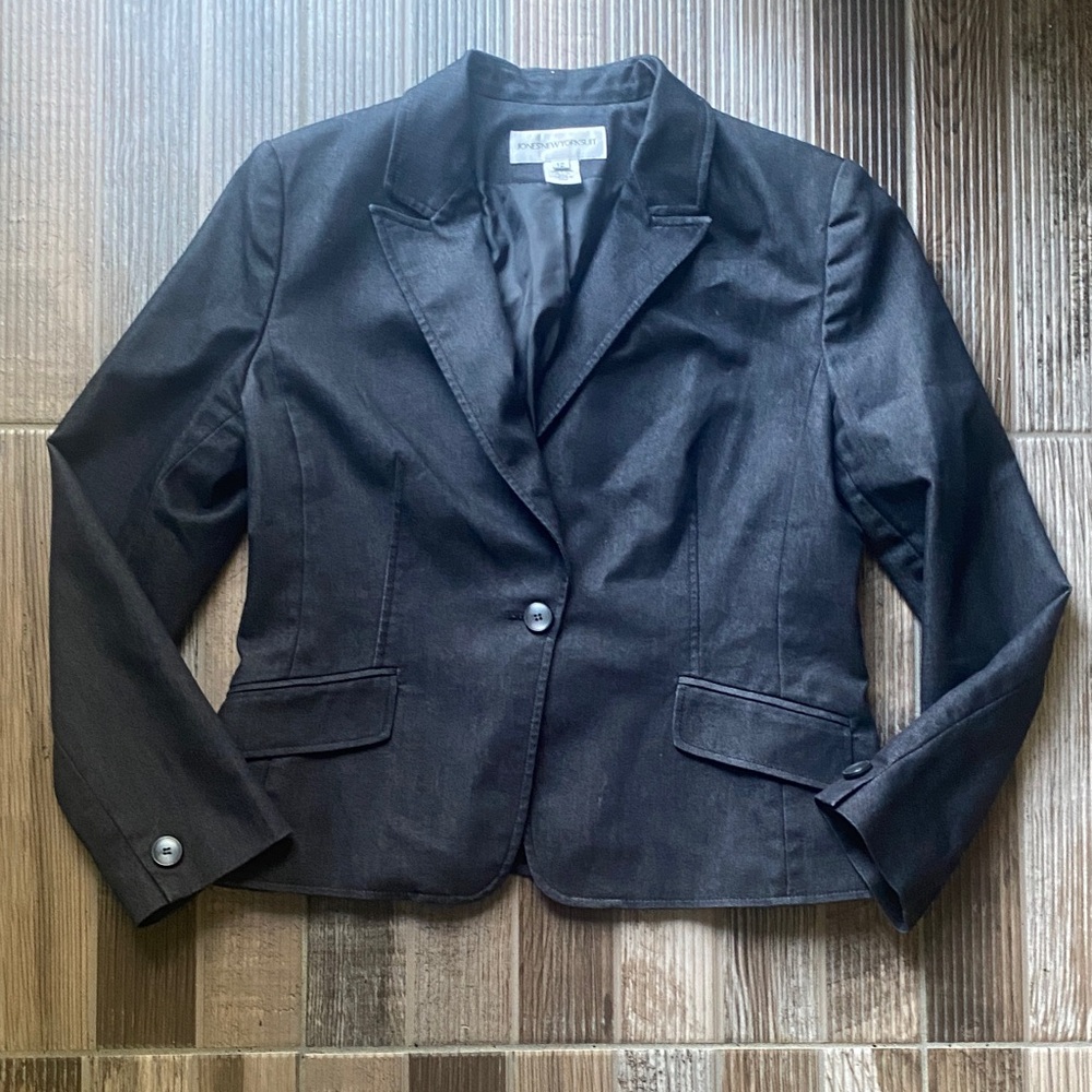 🎁Jones New York Charcoal Blazer - Picture 2 of 5